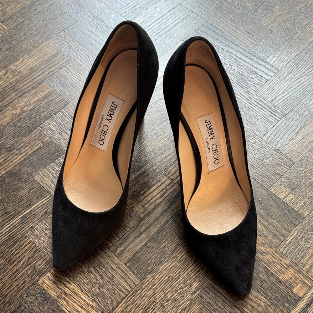 Jimmy Choo | Romy Suede 85mm Heels